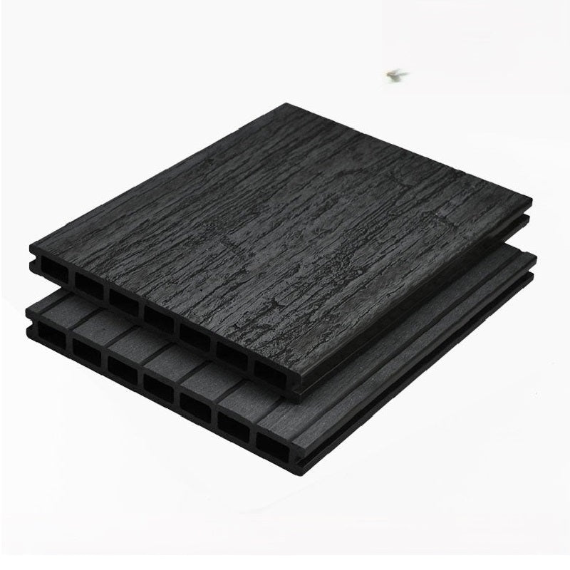 Dark grey Wide Max Woodgrain Composite Decking Board 3.66m