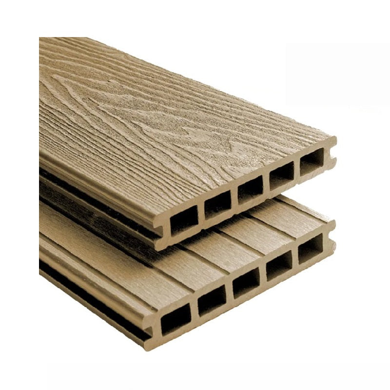 maple Composite Woodgrain Decking Boards | 3.6m & 4.8m