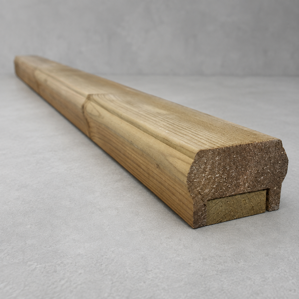 Treated Decking Handrail/Baserail 2.39m x 70mm x 45mm
