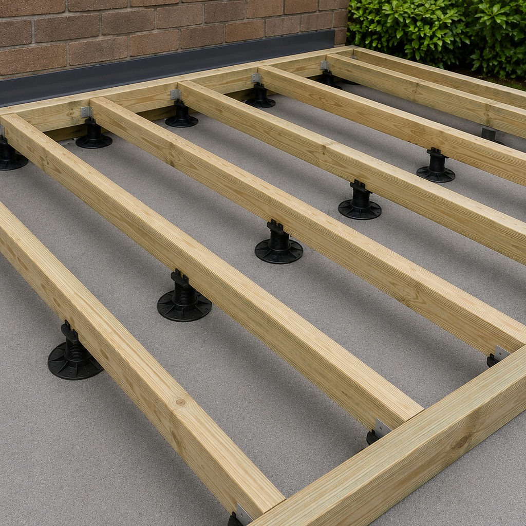 Treated 3x2" CLS - Decking Joist 2.4m x 63mm x 38mm