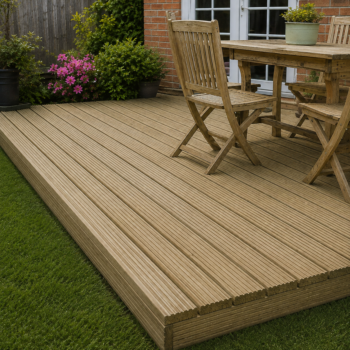 Treated Reject Decking Board 1.8m x 120mm x 25mm