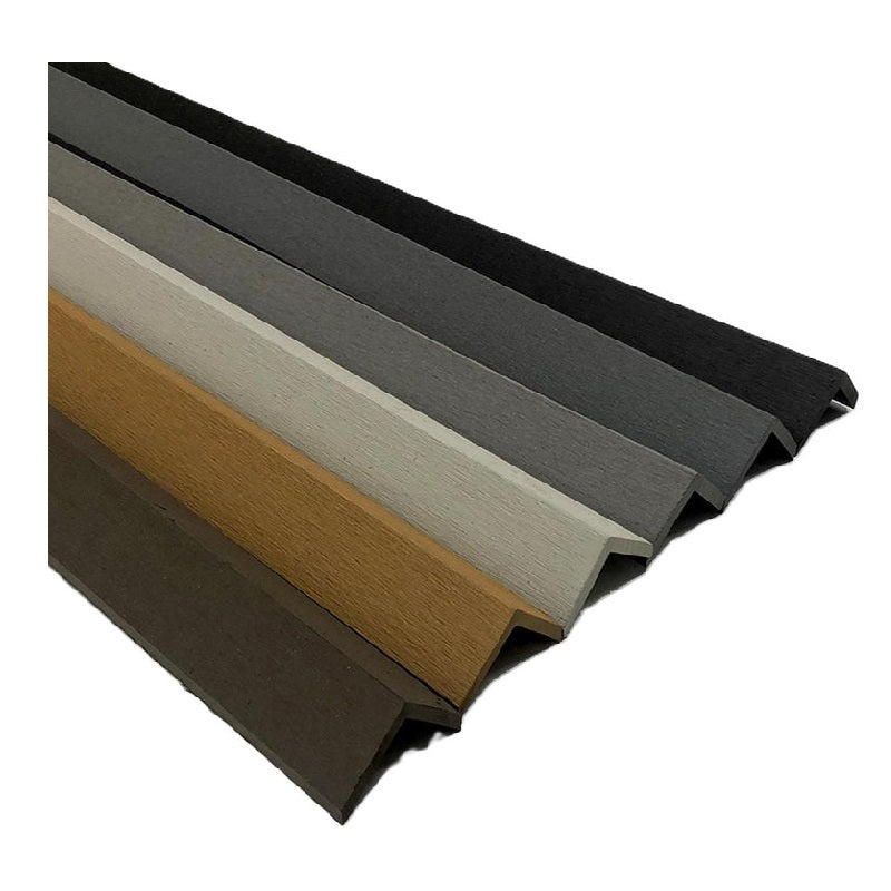Woodgrain Composite L-Ending Edging Trim 3.6m & 4.8m | 50mm × 50mm