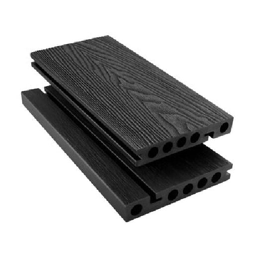 charcal Premium Co-Extrusion Woodgrain Bullnose Boards 3.6m