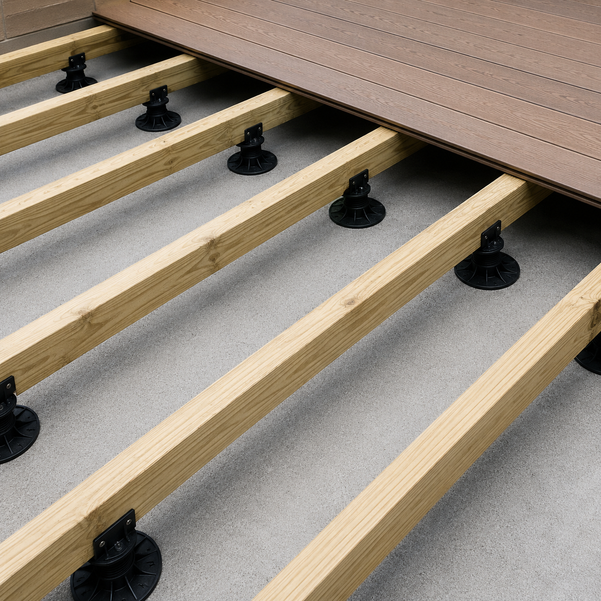 Treated 3x2 Decking Joists 1.8m, 2.4m & 3.6m | 70 mm x 45mm