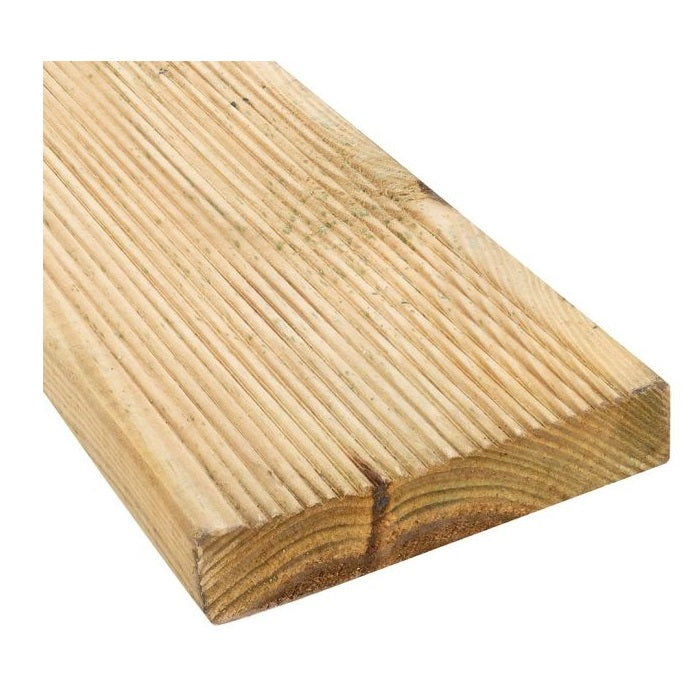 Treated Reject Decking Board 2.4m x 95mm x 19mm - Pack of 10