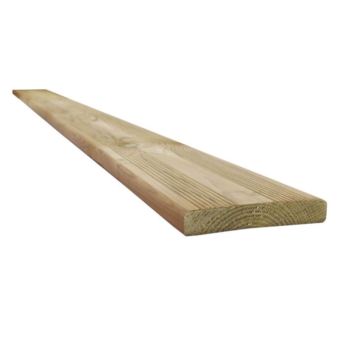 Timber Treated Decking Board 2.4m x 120mm x 21mm