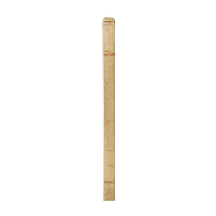 Treated Chamfered Decking Newel Posts 1.25m & 1.5m x 82x82mm