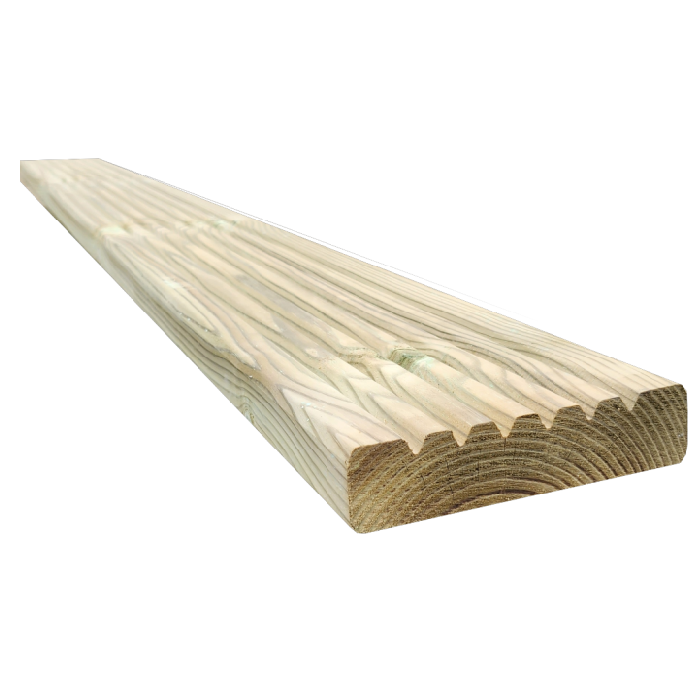 Timber Treated Decking Board 1.8m and 2.4m x 120mm x 28mm