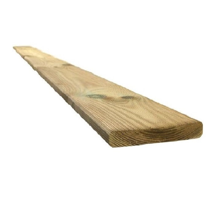 Treated Reject Extra-Wide Decking Board 27mm x 145mm x 2.4m – Pack of 8