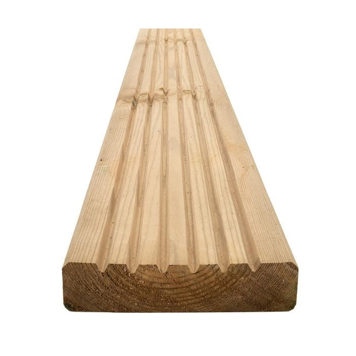 Treated Timber Decking Board 3.6m x 120mm x 28mm