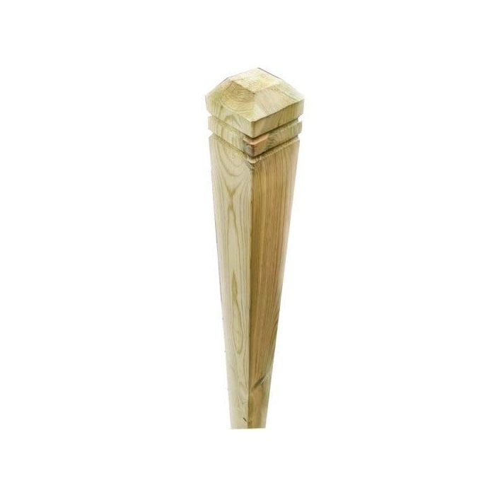 Treated Chamfered Decking Newel Post (W) 82mm (H) 1.25m