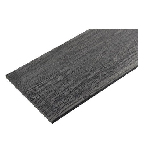 light grey Wide Max Woodgrain Composite Fascia Board - 3.66m