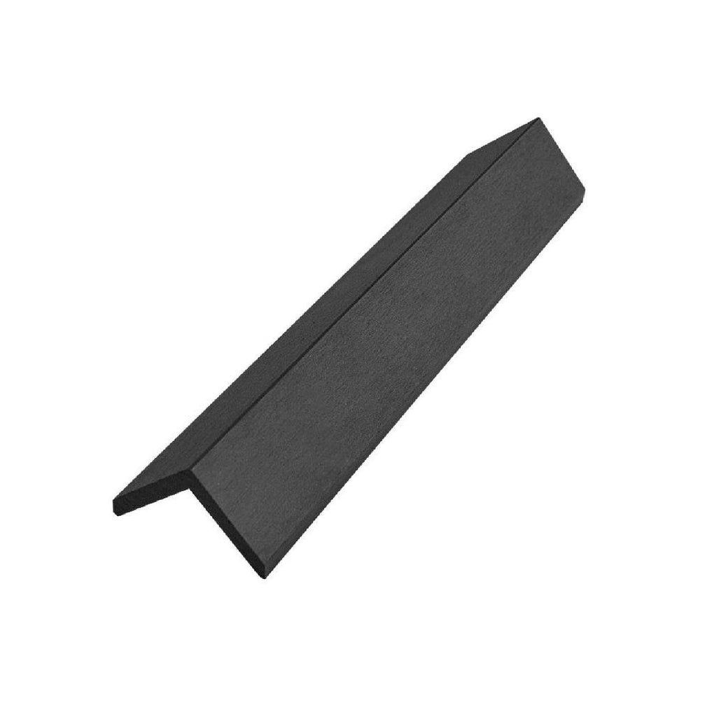 Light Grey Wide Max Woodgrain Composite L Trim 3.66m